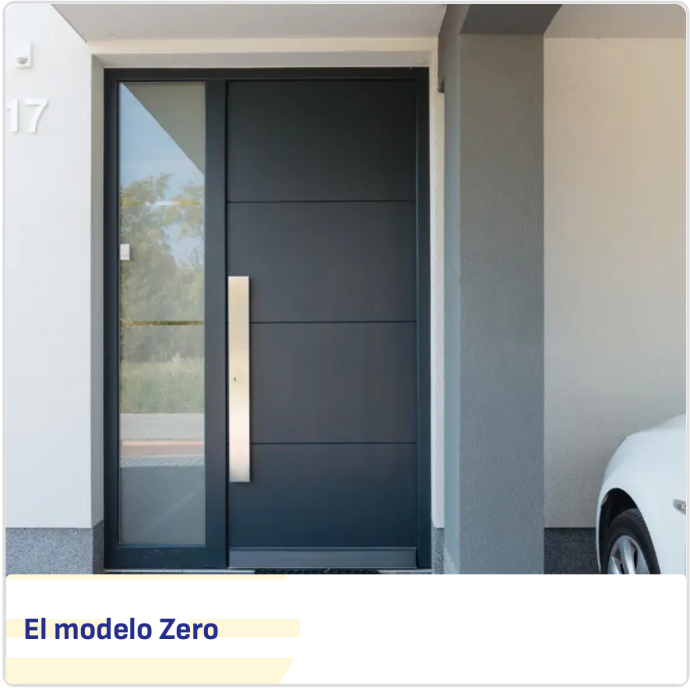 Puerta de entrada modelo Zero, sistema de alta gama para viviendas residenciales