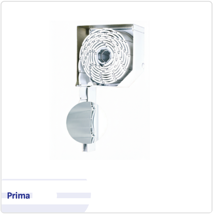 Persiana laminada Prima Mecanismo de persiana laminada exterior modelo Prima con caja de aluminio