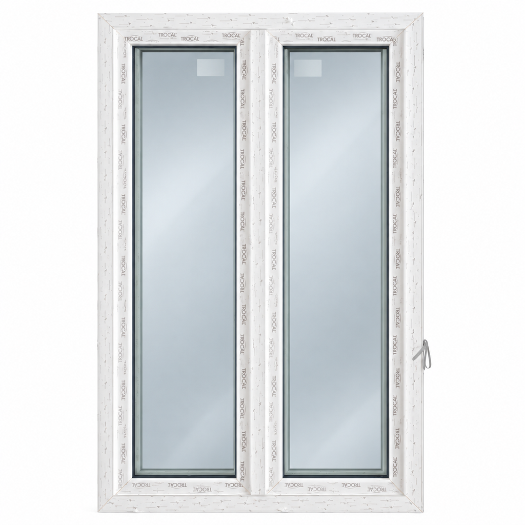 Balconera PVC oscilobatiente (900 × 2000 mm · 1 hoja izquierda)